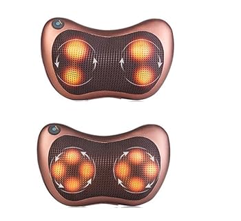 Almohada Masajeadora Shiatsu con Calor Infrarrojo – Para Cuello, Espalda y Piernas